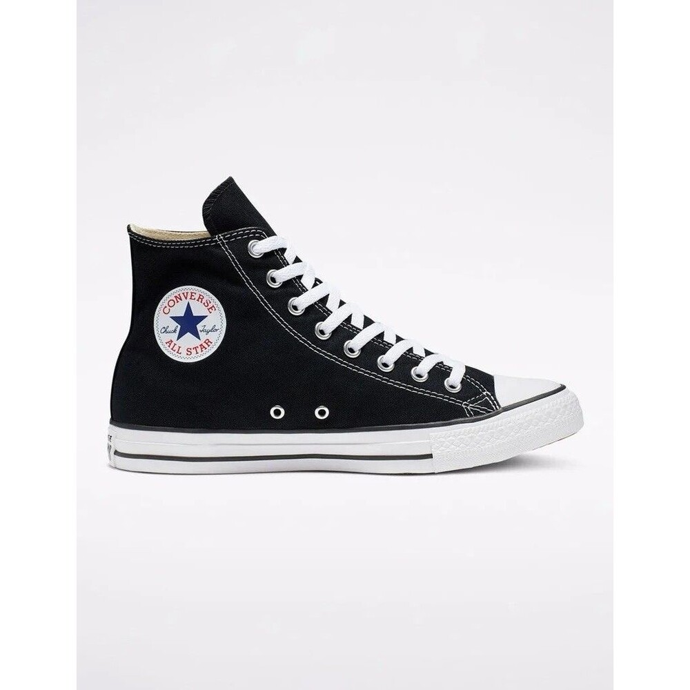 CONVERSE Chuck Taylor ALL STAR HIGH TOP Mens Size 10 BLACK / WHITE (M9160) NEW